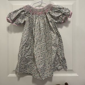 Petit Ami Smocked girls Dress